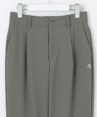 23区GOLF 【WOMEN】【接触冷感/UVケア/ストレッチ】タック テーパードパンツ カーキ系