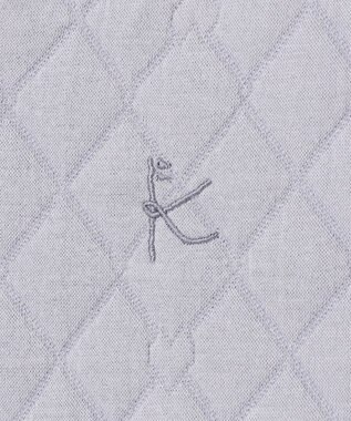 組曲 KIDS 【90-100㎝】ハートキルトジャガード アウター サックスブルー系