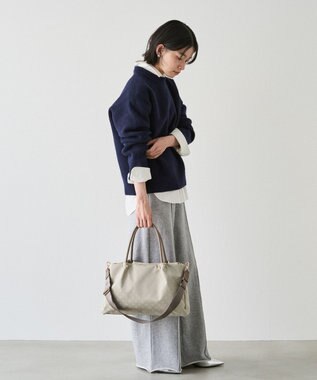 russet ナイロン三層2WAYトートバッグ(CE-1586) Ecru