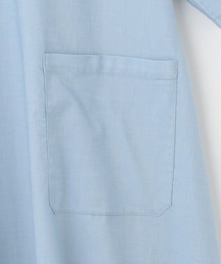 SHARE PARK LADIES 【UVカット・撥水・ストレッチ】ストレッチデニムライト ワンピース サックスブルー系