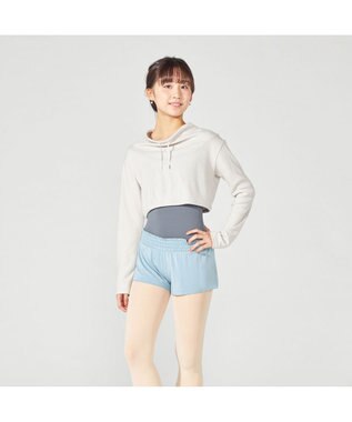 Chacott ハイネックショートトップ グレージュ