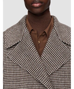 JOSEPH ダブルフェイス ドッグトゥース　ショートコート Arabica Combo