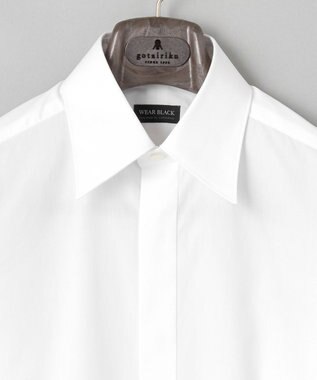GOTAIRIKU 【WEAR BLACK】レギュラーカラー ダブルカフス ドレスシャツ ホワイト系
