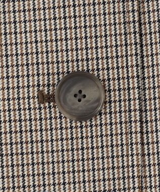 自由区 S 【撥水加工・洗える】TRギャバチェック柄 スカート ベージュ系チェック