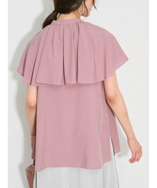 Green Parks ビックカラーナローブラウス Pink