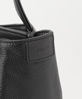 Y'SACCS シュリンクレザートート Mサイズ ブラック
