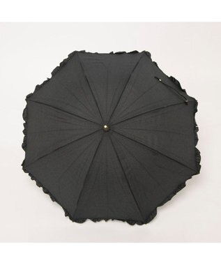 UNBILLION カシュネ cachenez / シャンブレーフリルショートパラソル ブラック