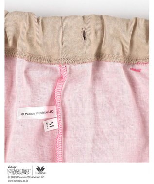 WACOAL ワコール_リラックス＆スリープ パジャマ 4分袖 長ズボン 綿100%(本体) PEANUTS スヌーピー レディース FDT155 /ワコール ブルー