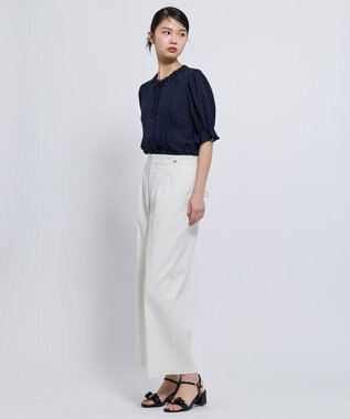 TOCCA CHARMING DAISY ブラウス ネイビー系