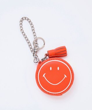 TOPKAPI 【新色追加】【Breath TOPKAPI】SMILE COLLECTION スマイル ラウンド ポーチ / チャーム オレンジ