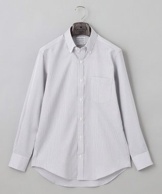 GOTAIRIKU 春夏向け【形態安定】SUMMERPREMIUMPLEATS_ボタンダウン 長袖ドレスシャツ（グレーチェック） ライトグレー系4