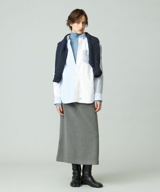 J.PRESS YORK STREET 【WOMEN】ベイカータイトスカート グレー系