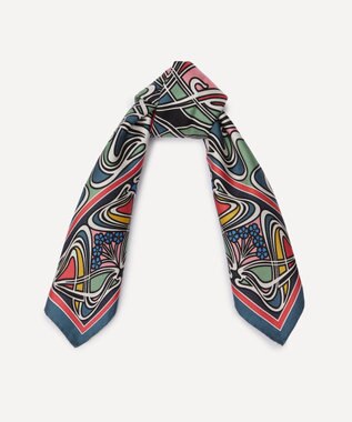 LIBERTY. アイアンシ シルクツイル スカーフ 45 ピンク