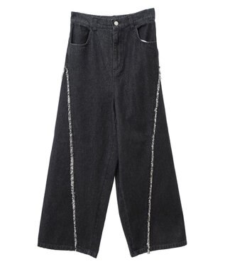 Green Parks ・ＤＯＵＢＬＥ　ＦＬＡＧＳ　サイドキリカエデニム Black