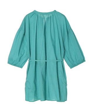 Green Parks スキッパーボリュームブラウスチュニック Green
