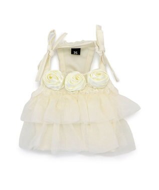 PET PARADISE cherircouture チュールビスチェ 小型犬 ホワイト