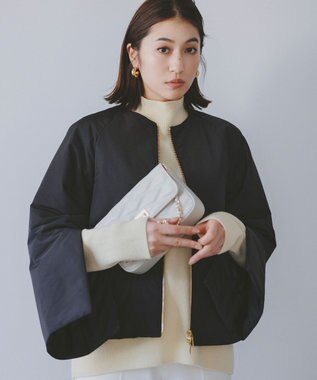 自由区 L 【WEB限定カラーあり・洗える】ウールカシミヤブレンドハイネック ニット ライトイエロー