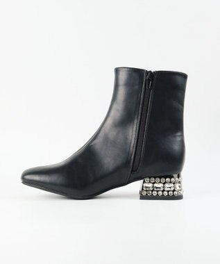 BONTRE 【MIONOTIS/ミオノティス】ビジューヒールブーツ/40712 ブラック