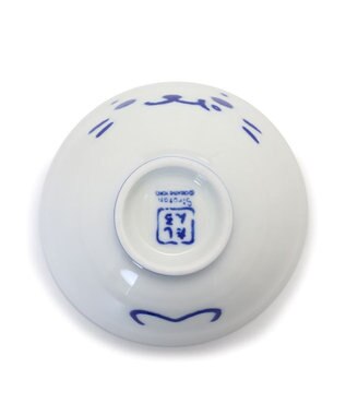 Mother garden しろたん ごはん粒がくっつきにくい ご飯茶碗  【小】 《顔ぼん柄/しろたん＆らっこいぬ柄》 単品 顔ぼん柄