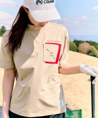 【極美品】PW CIRCULUS セットアップ モックネック & スカート WOMEN】ポケットモックネック ゴルフウェア レディース / PW CIRCULUS