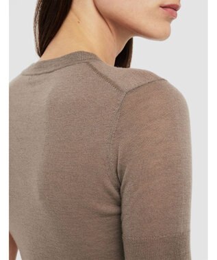 JOSEPH 【洗える】キャッシュエアー　ショートスリーブニット Escargot