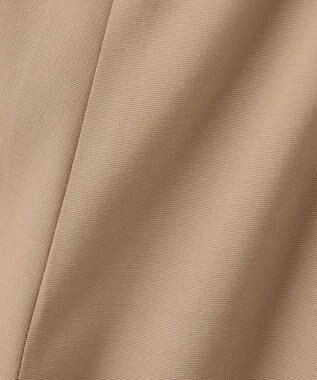 組曲 【ベルト付】リネン混オックスストレッチ キュロットパンツ ベージュ系