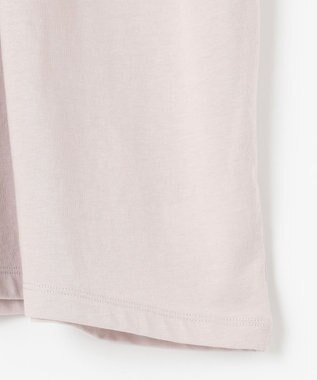 Feroux 【UVケア】スタンドネックフレンチスリーブ Tシャツ グレージュ系