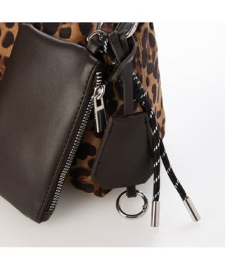 UNBILLION カシュカシュ cachecache / ポーチチャーム付横長ショルダー レオ