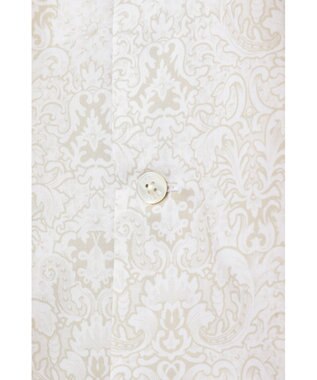 DAKS リバティプリント オープンカラーシャツ フェザーグレー