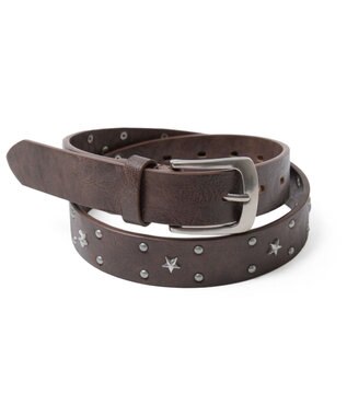 WEGO Mヴィンテージスタッズベルト ブラウン