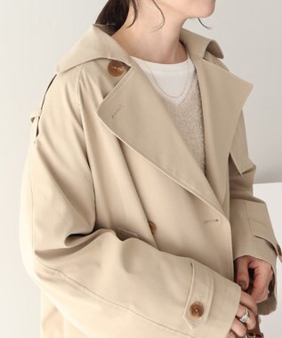 AMERICAN HOLIC 【先行予約】ショートトレンチコート Beige