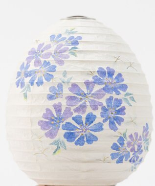 ちょうちん堂 【あかり道】〈手書絵付〉チコリ ちょうちん ライト ホワイト