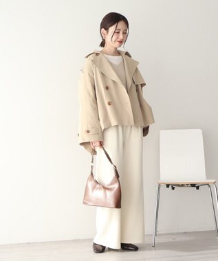AMERICAN HOLIC 【先行予約】ショートトレンチコート Beige