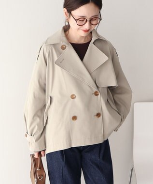 AMERICAN HOLIC 【先行予約】ショートトレンチコート Light Khaki