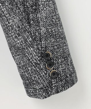 JOSEPH ABBOUD 【キングサイズ・軽量/ストレッチ】スラブインレー ジャケット ブラック系