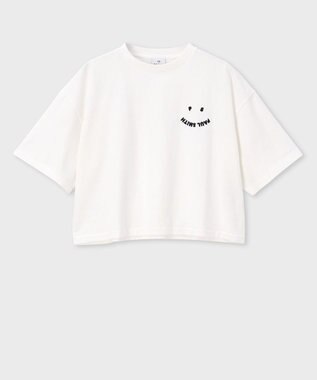 Paul Smith Happy クロップド 半袖Tシャツ オフホワイト