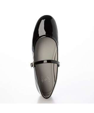 ing <ing>ソフトメリージェーンパンプス ブラックエナメル