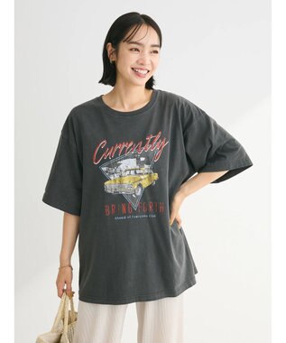 Green Parks ウ゛ィンテージカーロゴチュニック Charcoal Gray