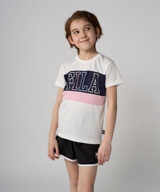 OP／FILA 【FILA】ドライピケ半袖Tシャツ