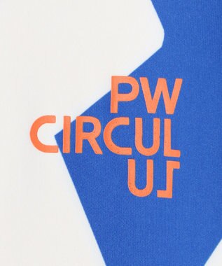 PW CIRCULUS 【MEN】ＤＯＶＥ柄モックネック ゴルフ スカイブルー系5