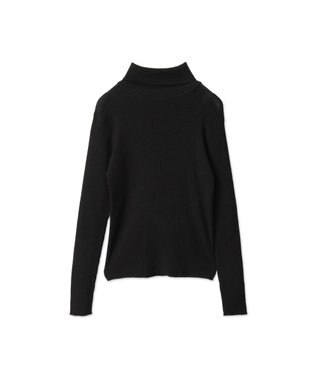 WEGO 【手洗い可】タートルネックニット ブラック