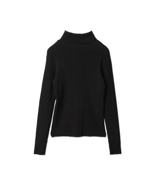 WEGO 【手洗い可】タートルネックニット ブラック