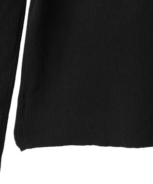 WEGO 【手洗い可】タートルネックニット ブラック