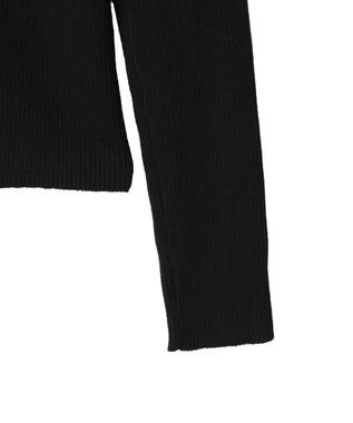 WEGO 【手洗い可】タートルネックニット ブラック