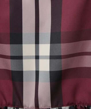 Green Parks ・ＳＵＧＡＲ　ＳＰＯＯＮ　チェックペプラムビスチェ Bordeaux