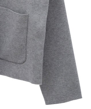 AMERICAN HOLIC バイパチクルーネックニットカーディガン Gray Mixture