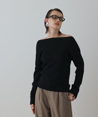 ハイゲージウールニットトップ