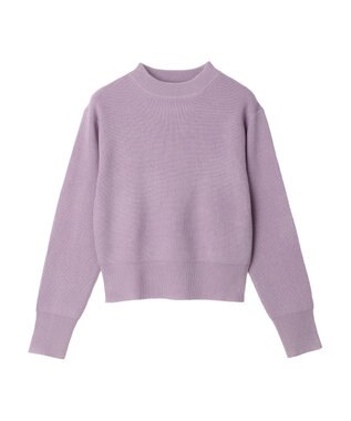 earth music&ecology アンチピリングハイネックプルオーバー Lavender