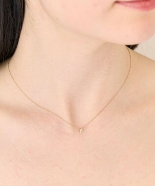 Phoebe 〈金属アレルギー対応〉ミニパールクラスターネックレス　小粒パール ホワイト