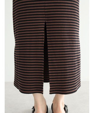 Green Parks ・ＳＵＧＡＲ　ＳＰＯＯＮ　ボーダーアメスリワンピース Black